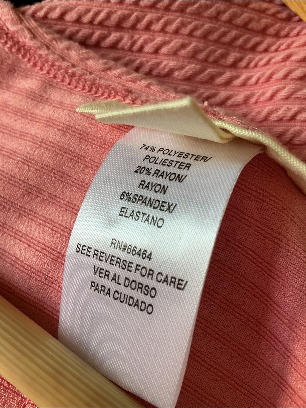 52 SEVEN Sleeveless Pink Textured A-Line Dress - Picture 4 of 5